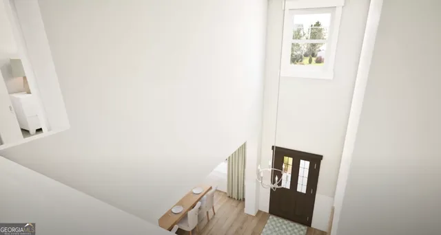 a view of front door of house