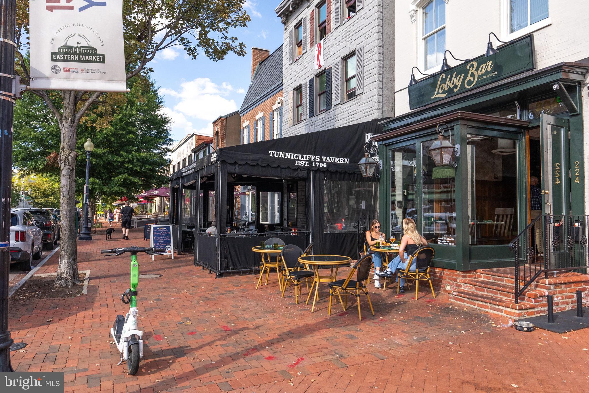 649 C Street Southeast, Unit 304 Washington, DC 20003 - Photo 31 of 37 a view of a cafe with sitting area