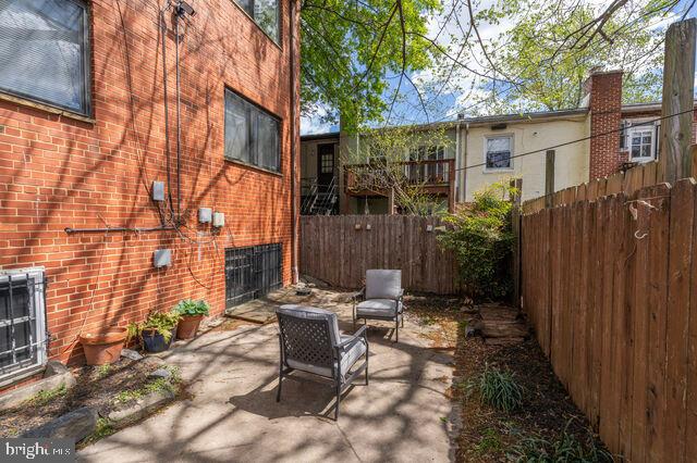 1633 D Street Southeast Washington, DC 20003 - Photo 36 of 38 a view of backyard with patio