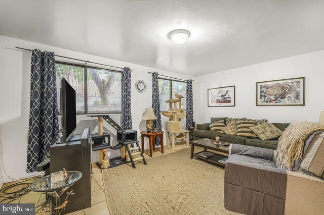 1633 D Street Southeast Washington, DC 20003 - Photo 10 of 38 a living room with furniture and a large window