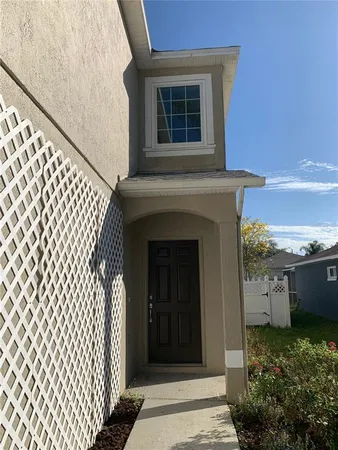 a view of front door