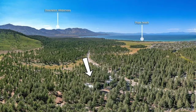 a view of a city with a lake view