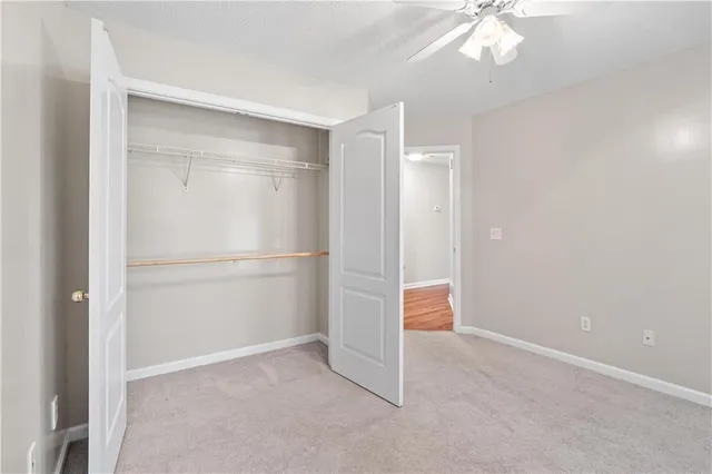 an empty room with an empty space