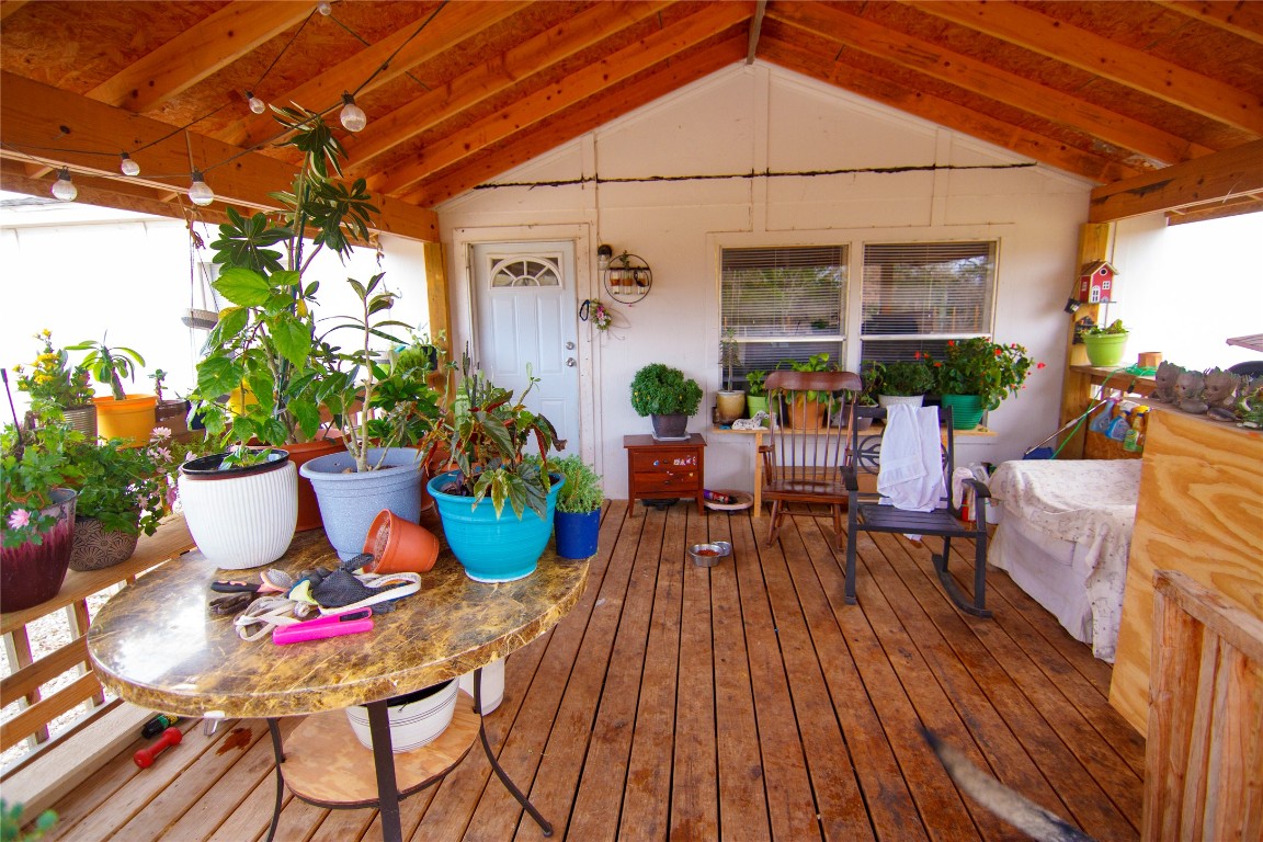 155 Arbuckle Road Elgin, TX 78621 - Photo 9 of 16 View of wooden terrace
