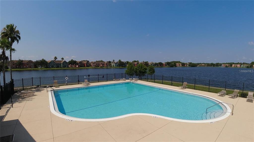 9704 Lake Chase Island Way, Unit 9704 Tampa, FL 33626 - Photo 19 of 23 a view of a swimming pool with lake and city view