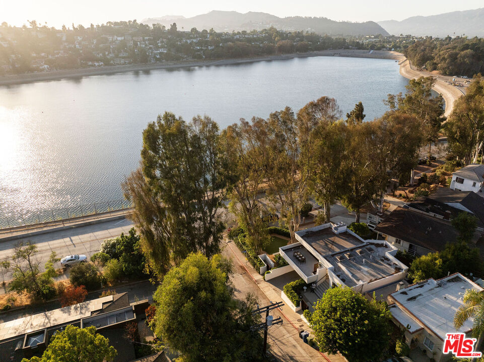 2371 Cove Avenue Los Angeles, CA 90039 - Photo 35 of 38 a view of a lake in middle of the town