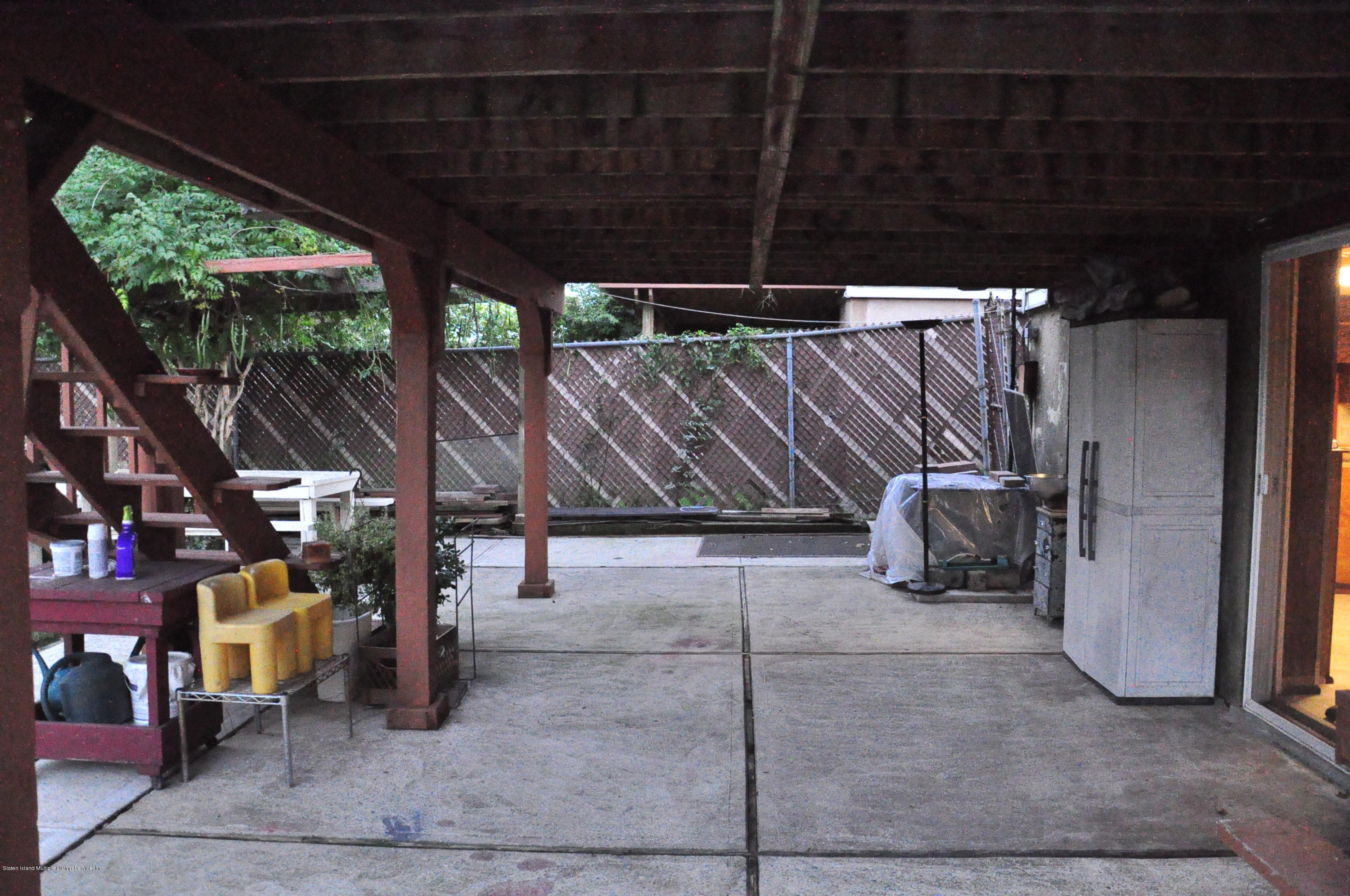 Under the deck