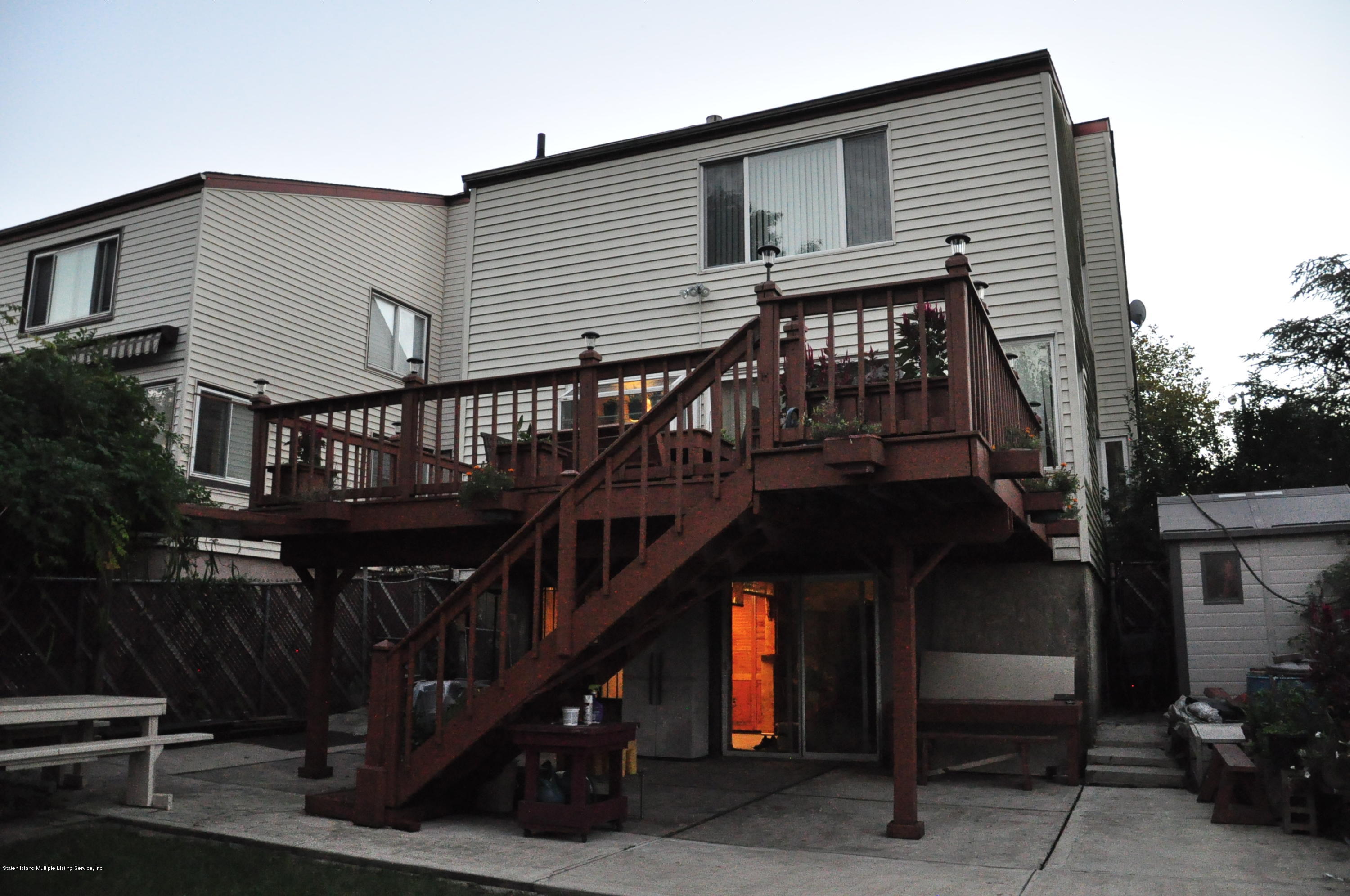 Rear of the house