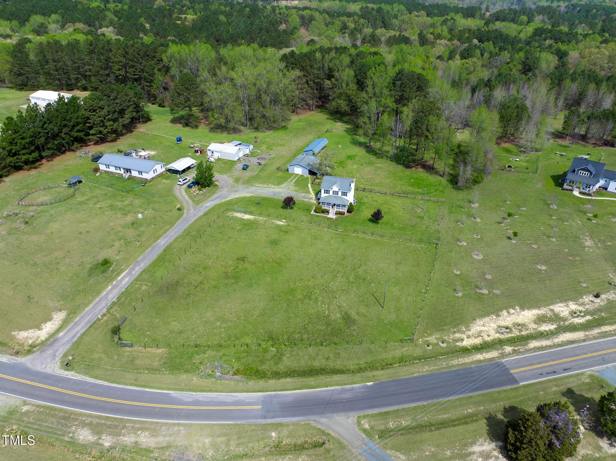 2651 Bennett Road Creedmoor, NC 27522 - Photo 44 of 46 Aerial with Neighbors