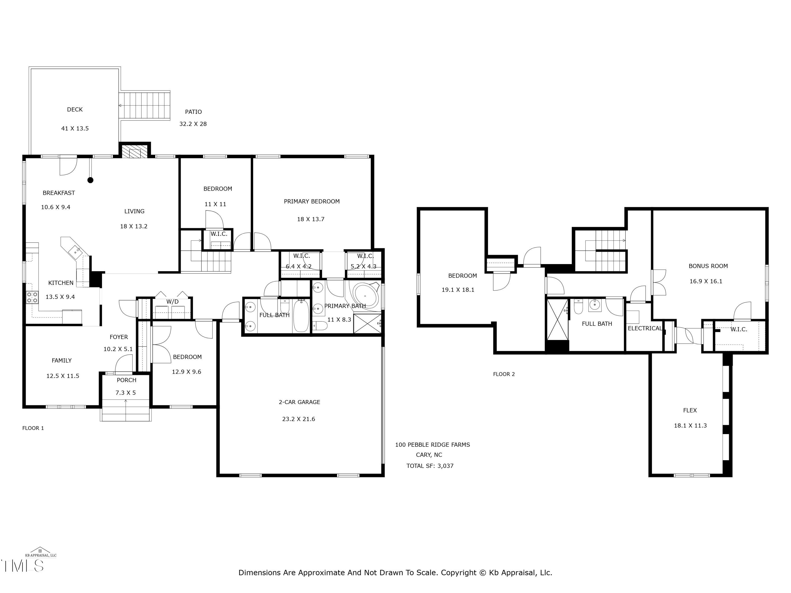 100 Pebble Ridge Farms Court Cary, NC 27513 - Photo 38 of 38 Floor Plan