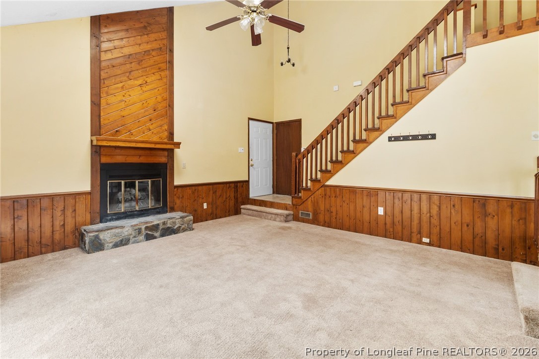 6009 Dalton Road Fayetteville, NC 28314 - Photo 7 of 36 a view of an entryway with staircase