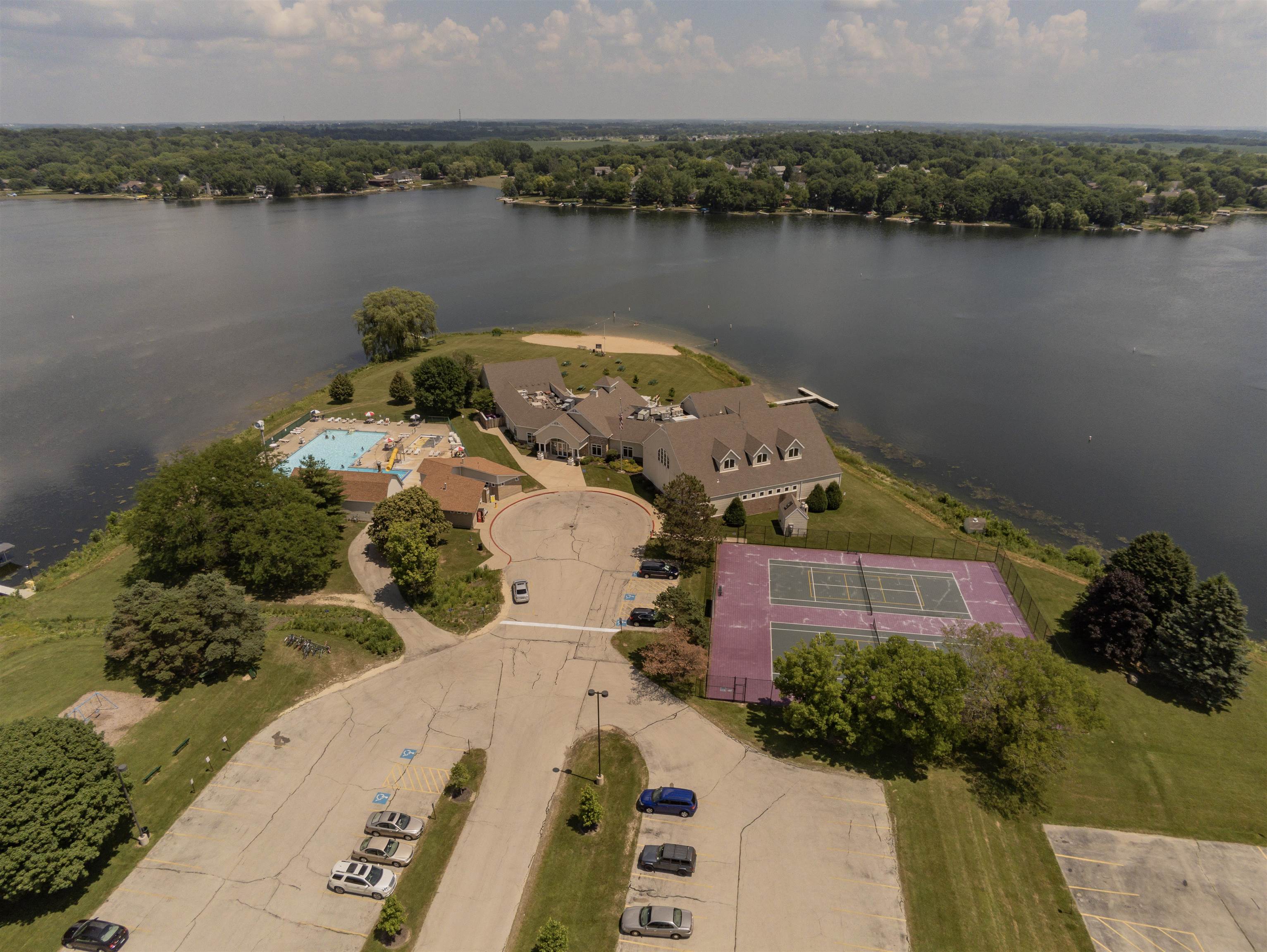 237 Rochester Road Northeast Poplar Grove, IL 61065 - Photo 21 of 28 an aerial view of a house with outdoor space and lake view