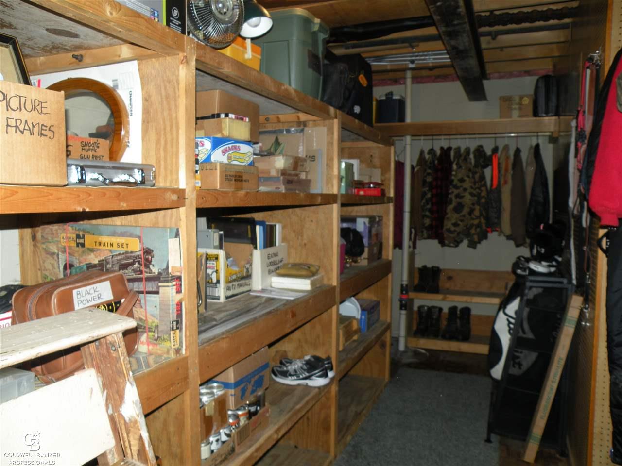 2665 Riley Center Road Memphis, MI 48041 - Photo 38 of 42 Basement storage closet