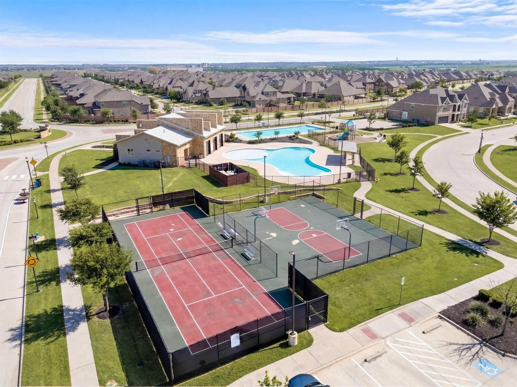 4324 Coffee Mill Road Celina, TX 75078 - Photo 38 of 38 an aerial view of a pool patio patio and outdoor seating