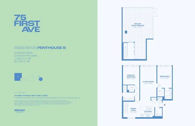 $4,175,000 | 75 1st Avenue, Unit PHB | East Village