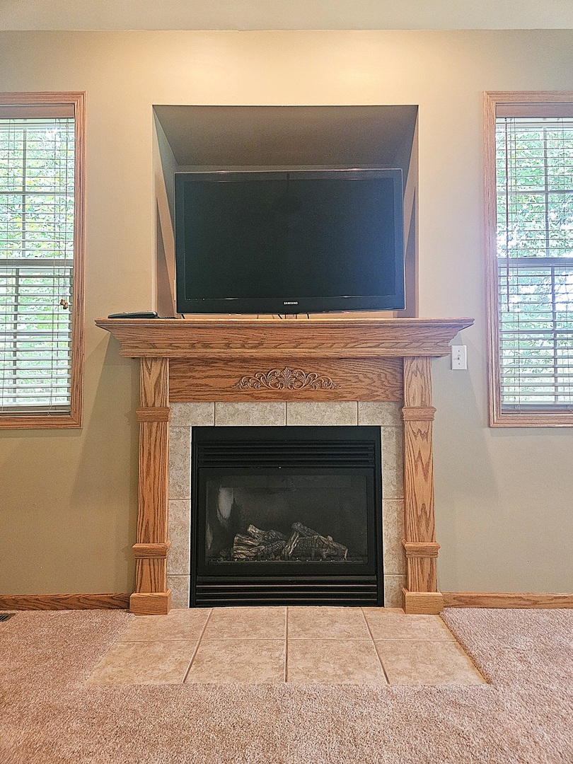 1670 Overlook Drive Dixon, IL 61021 - Photo 11 of 36 a living room with a fireplace