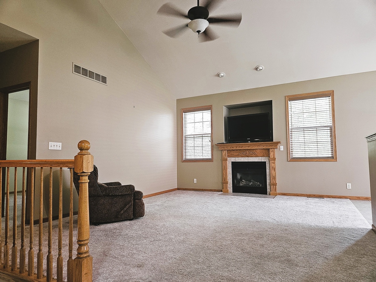 1670 Overlook Drive Dixon, IL 61021 - Photo 10 of 36 a living room with furniture and a fireplace