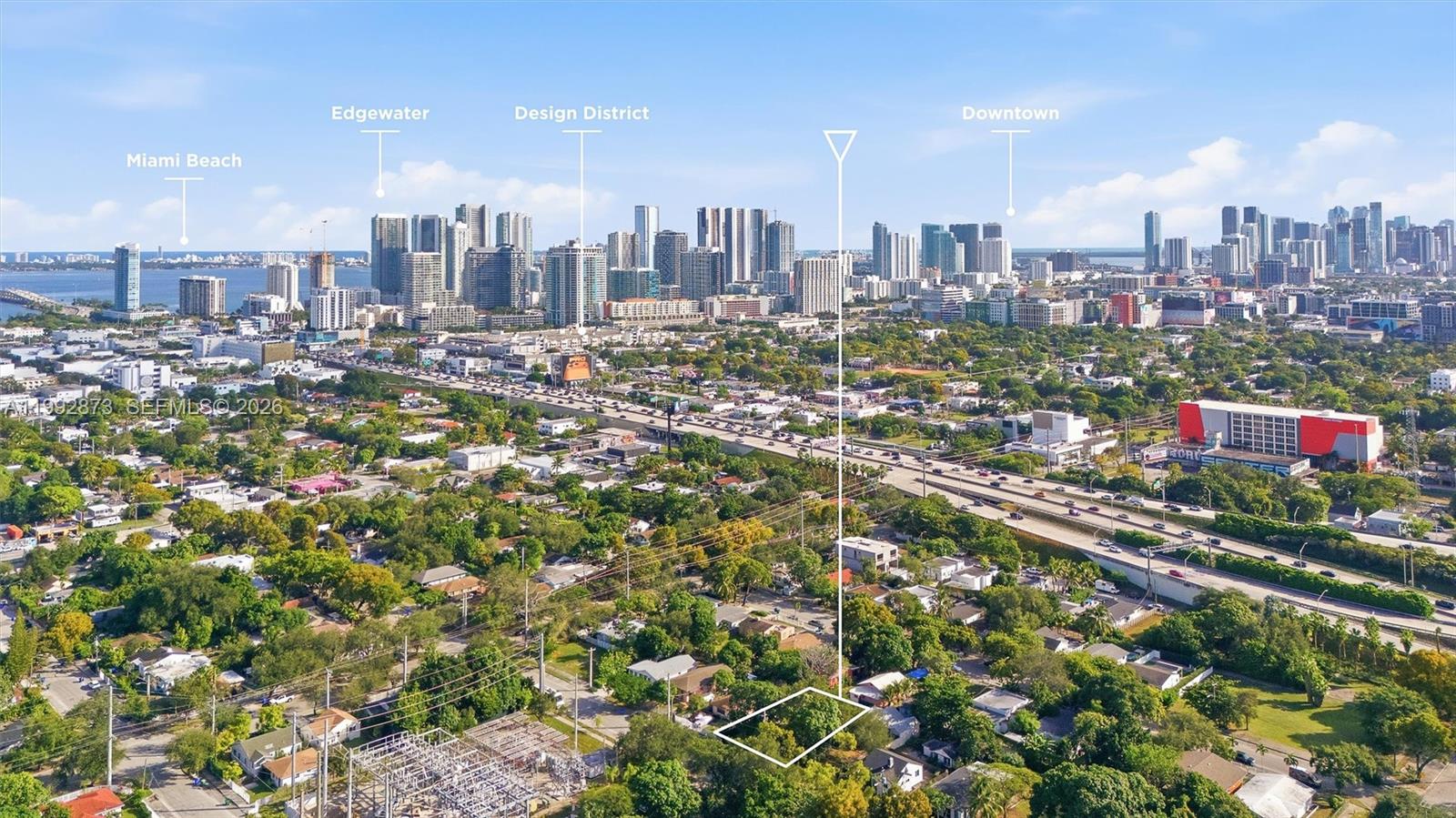 344 Northwest 41st Street Miami, FL 33127 - Photo 9 of 10 a city view with lot of high rise buildings
