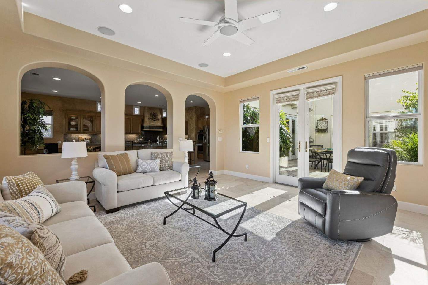 7466 Dunbar Court Gilroy, CA 95020 - Photo 32 of 103 a living room with furniture and large windows