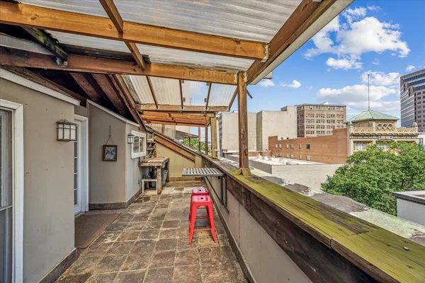 a very nice looking room with a large window