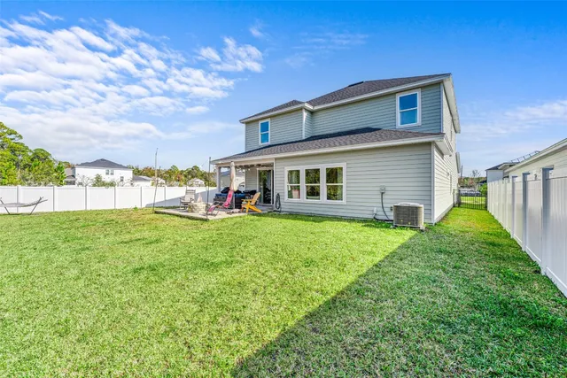 a view of yard from outdoor seating