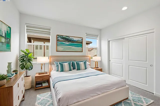 a view of a livingroom with a staircase