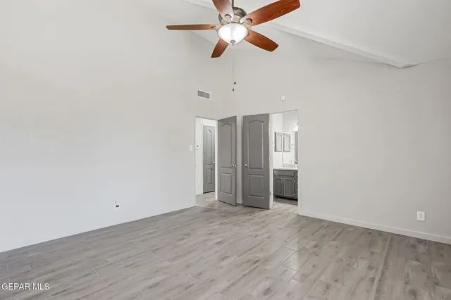 wooden floor in an empty room