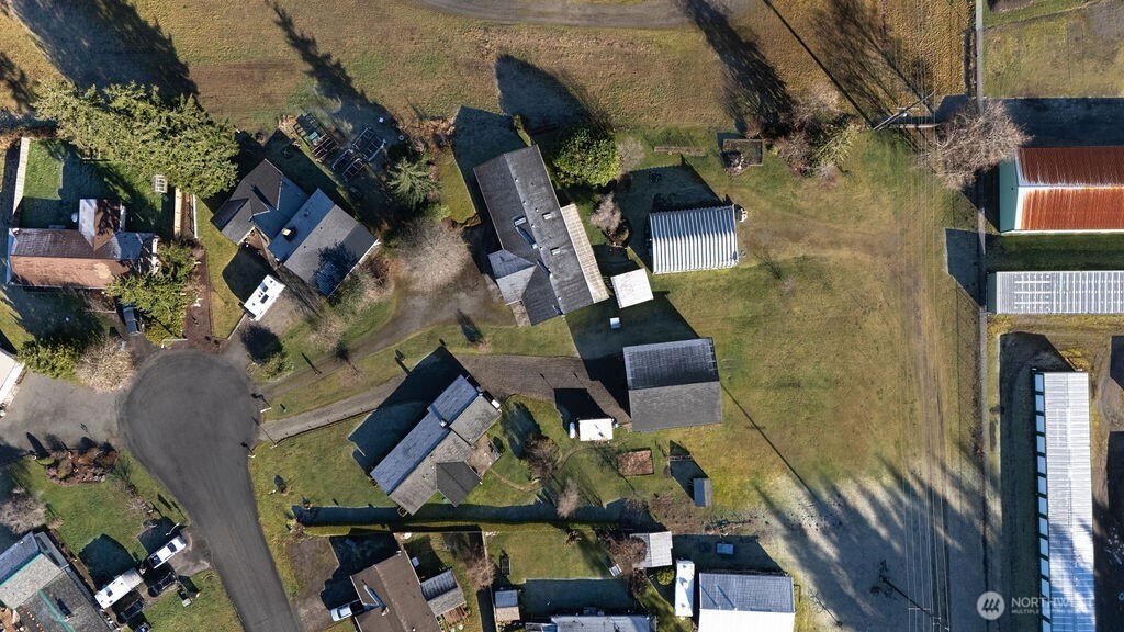 371 Flora Place Forks, WA 98331 - Photo 34 of 40 an aerial view of residential houses with outdoor space