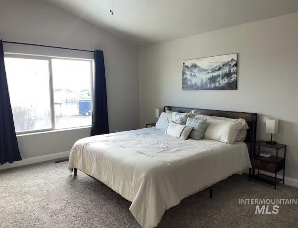 723 Stallion Springs Way Middleton, ID 83644 - Photo 15 of 50 Bedroom featuring carpet and lofted ceiling
