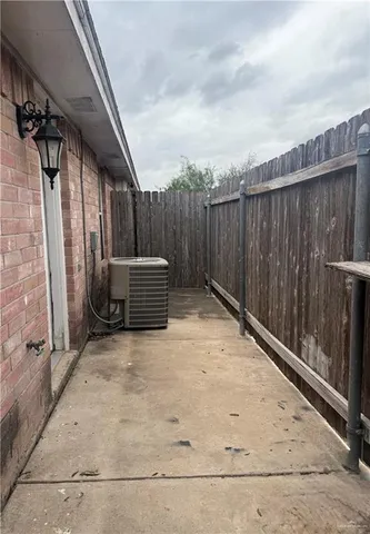 a backyard of a house
