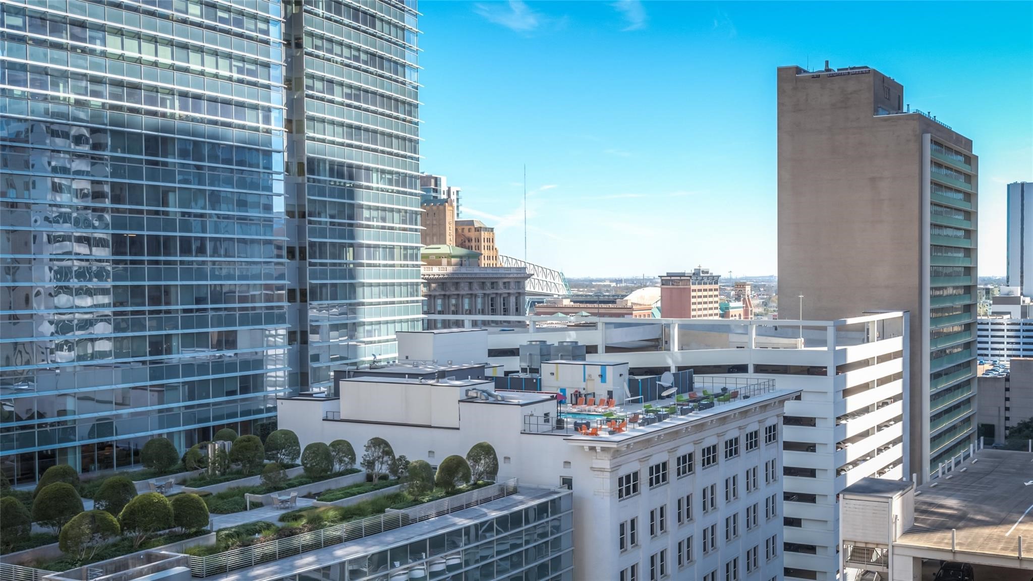914 Main Street, Unit 1503 Houston, TX 77002 - Photo 18 of 33 a view of a city with tall buildings
