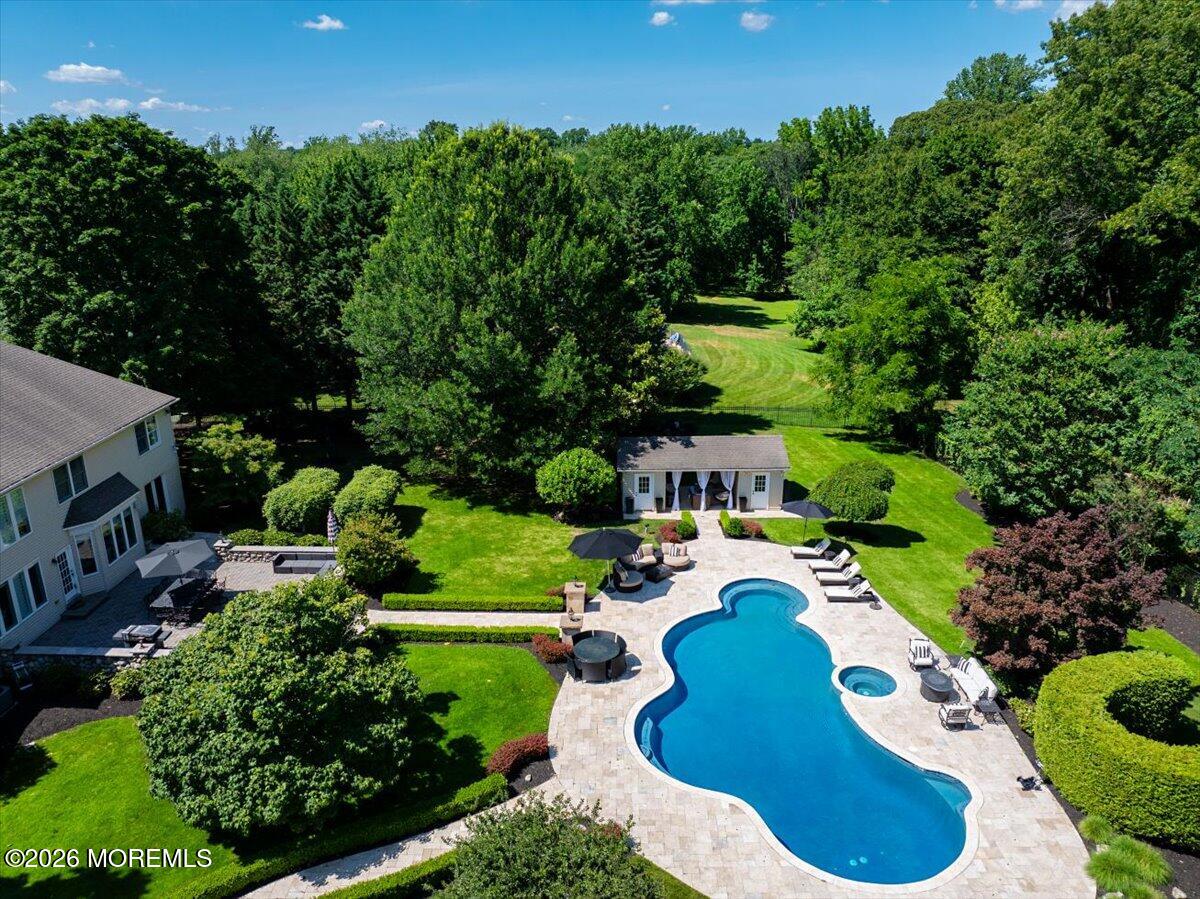 422 Everett Road Lincroft, NJ 07738 - Photo 74 of 92 73-Aerial