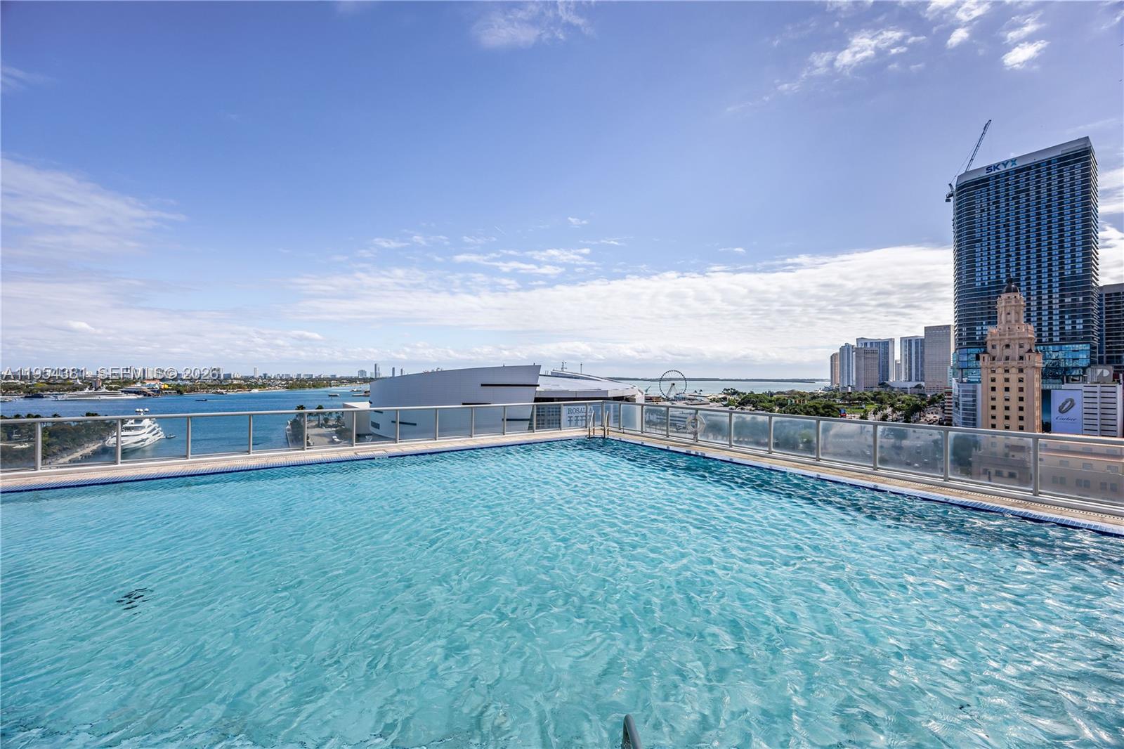 888 Biscayne Boulevard, Unit 2009 Miami, FL 33132 - Photo 20 of 21 a view of a terrace