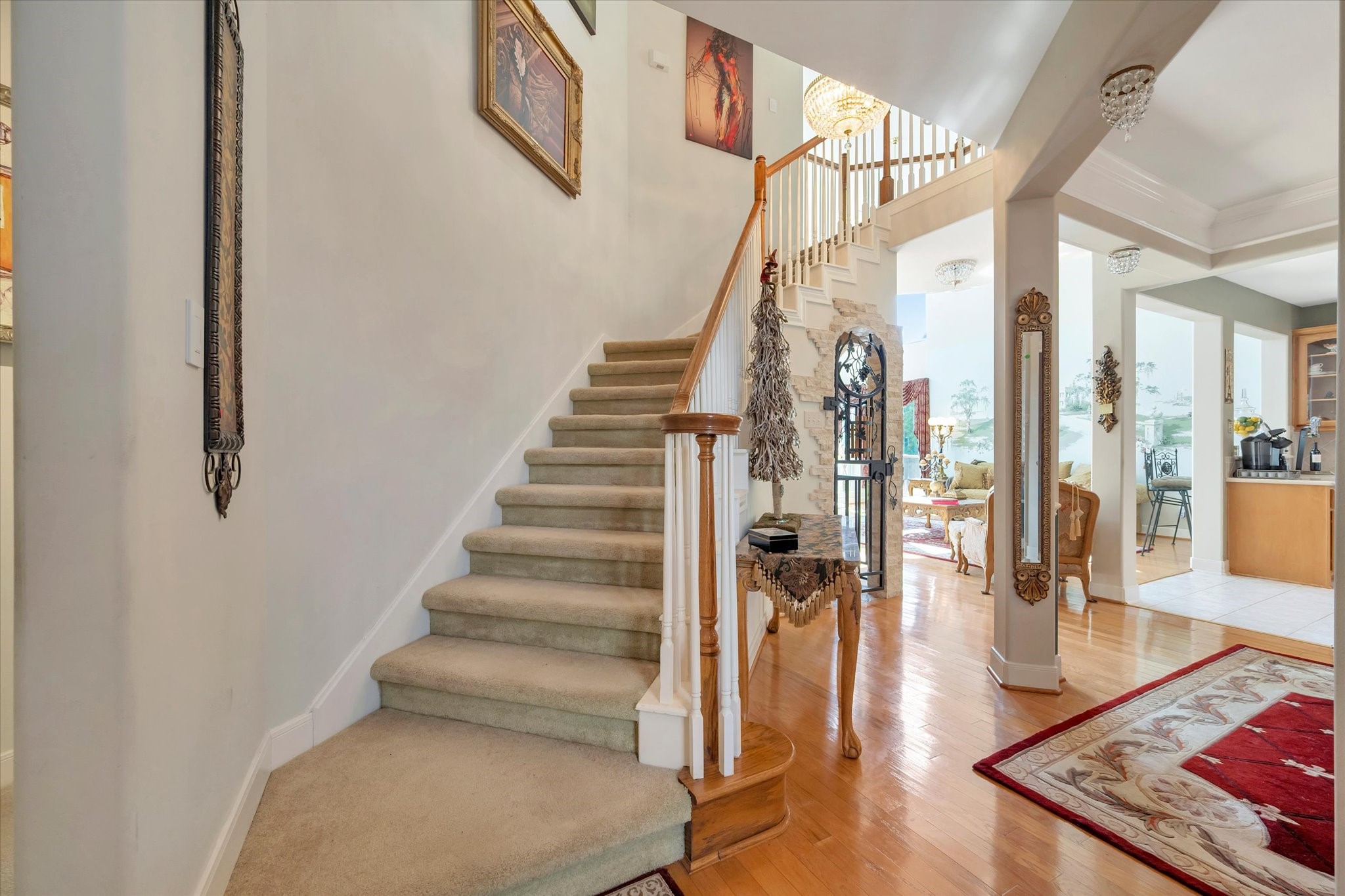1639 Lakeside Enclave Drive Houston, TX 77077 - Photo 11 of 38 a view of entryway and hall with wooden floor