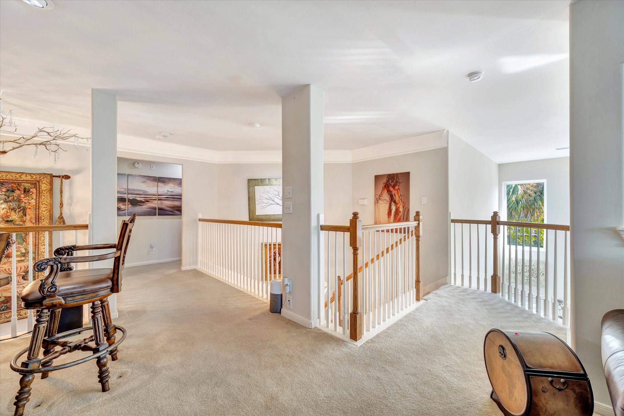 1639 Lakeside Enclave Drive Houston, TX 77077 - Photo 28 of 38 a view of a workspace with furniture and a window