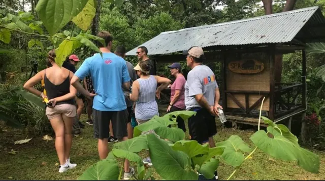 a view of a living room and bathroom