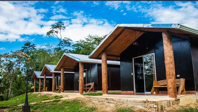 front view of a house with a small yard