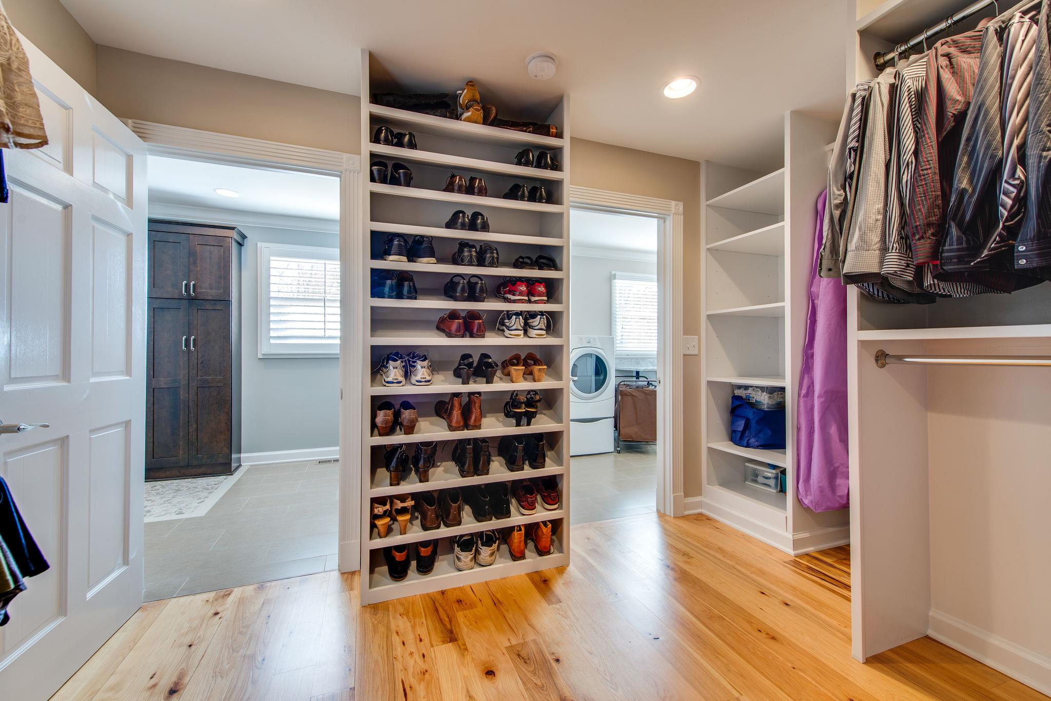 2164 Kidd Road Nolensville, TN 37135 - Photo 19 of 26 See how the closet is perfectly situated between the Master Bath and the Laundry Room. Awesome idea!