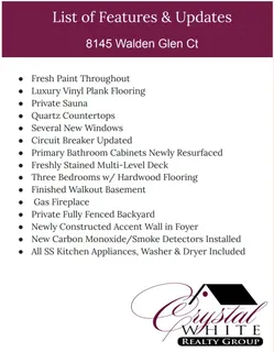 $475,000 | 8145 Walden Glen Court, Indianapolis, IN 46278