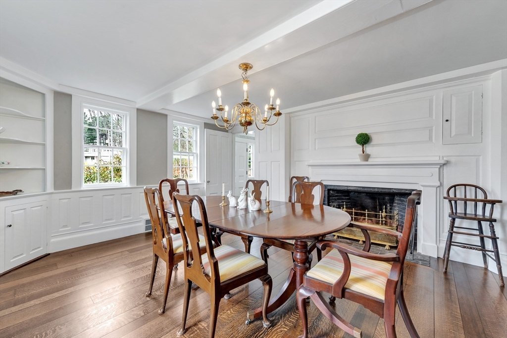 505 Essex Street Hamilton, MA 01982 - Photo 18 of 37 a view of a dining room with furniture and wooden floor