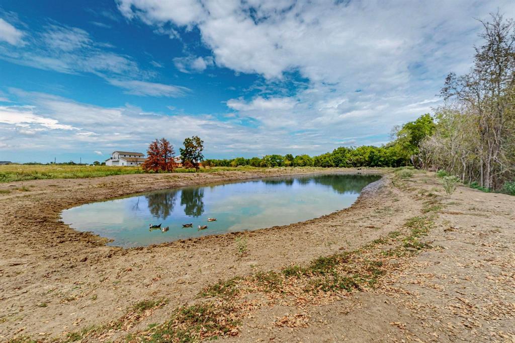 637 Lyman T Davis Road Corsicana, TX 75110 - Photo 16 of 34 a view of a lake with beach and house in the background