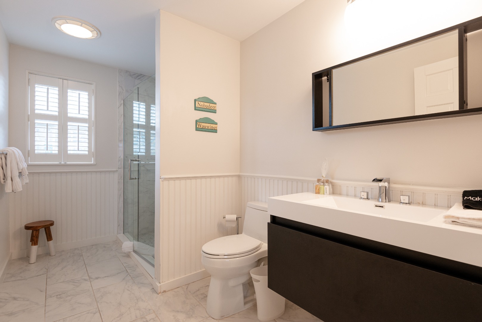 45 Pleasant Street Nantucket, MA 02554 - Photo 50 of 58 45A Primary Bedroom second floor full bath