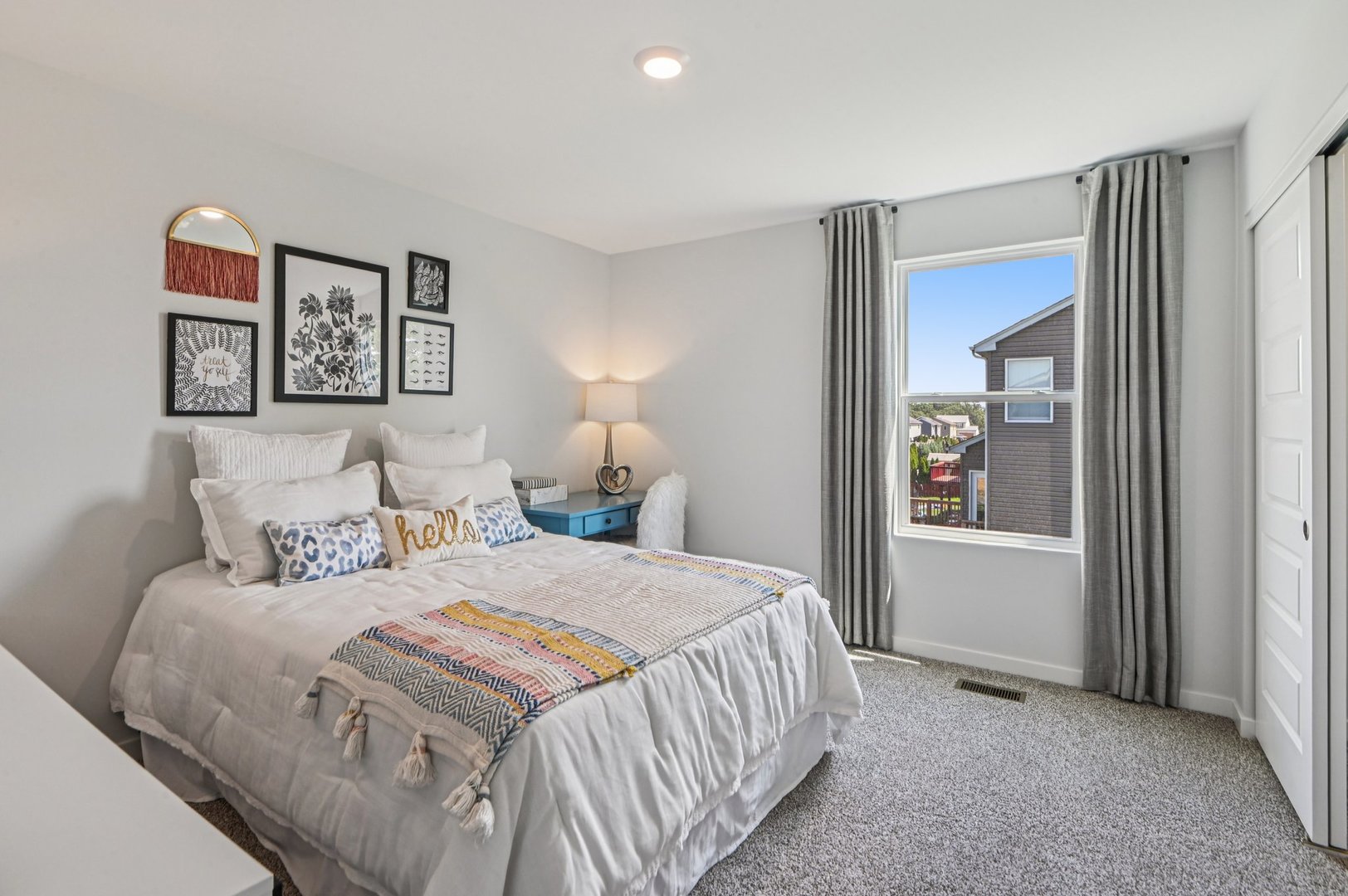 2560 Tahoe Lane Pingree Grove, IL 60140 - Photo 21 of 50 a bedroom with a bed and a window