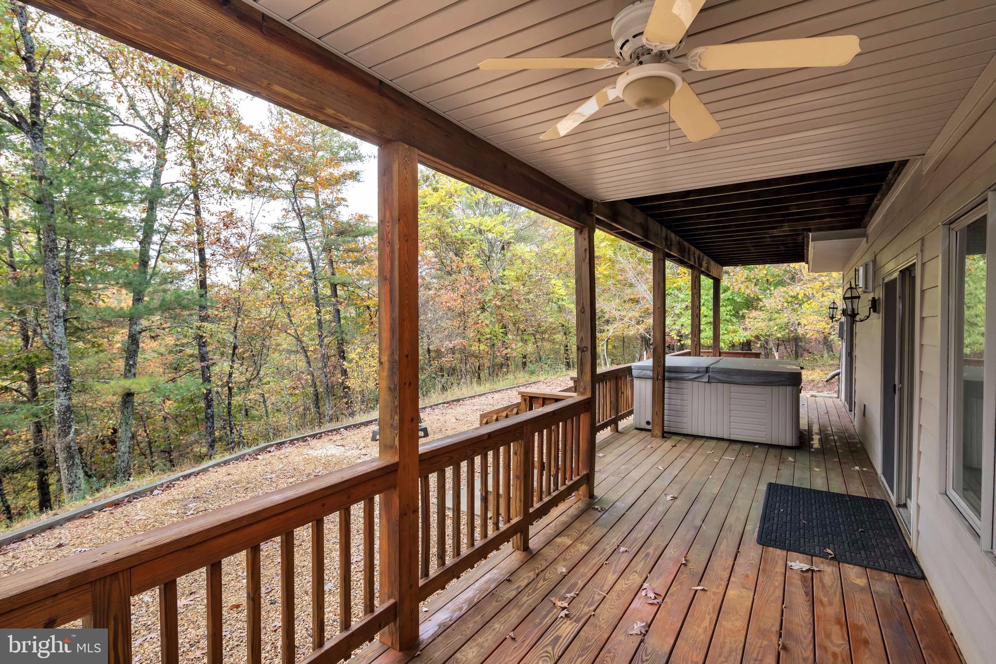 179 Miller Road Basye, VA 22842 - Photo 43 of 59 Lower Deck Opens Out To Patio Area
