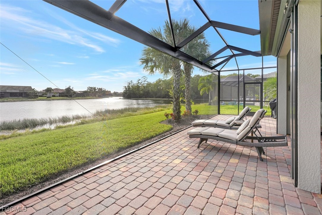 11812 Clifton Terrace Fort Myers, FL 33913 - Photo 30 of 46 a garden view with a lake view