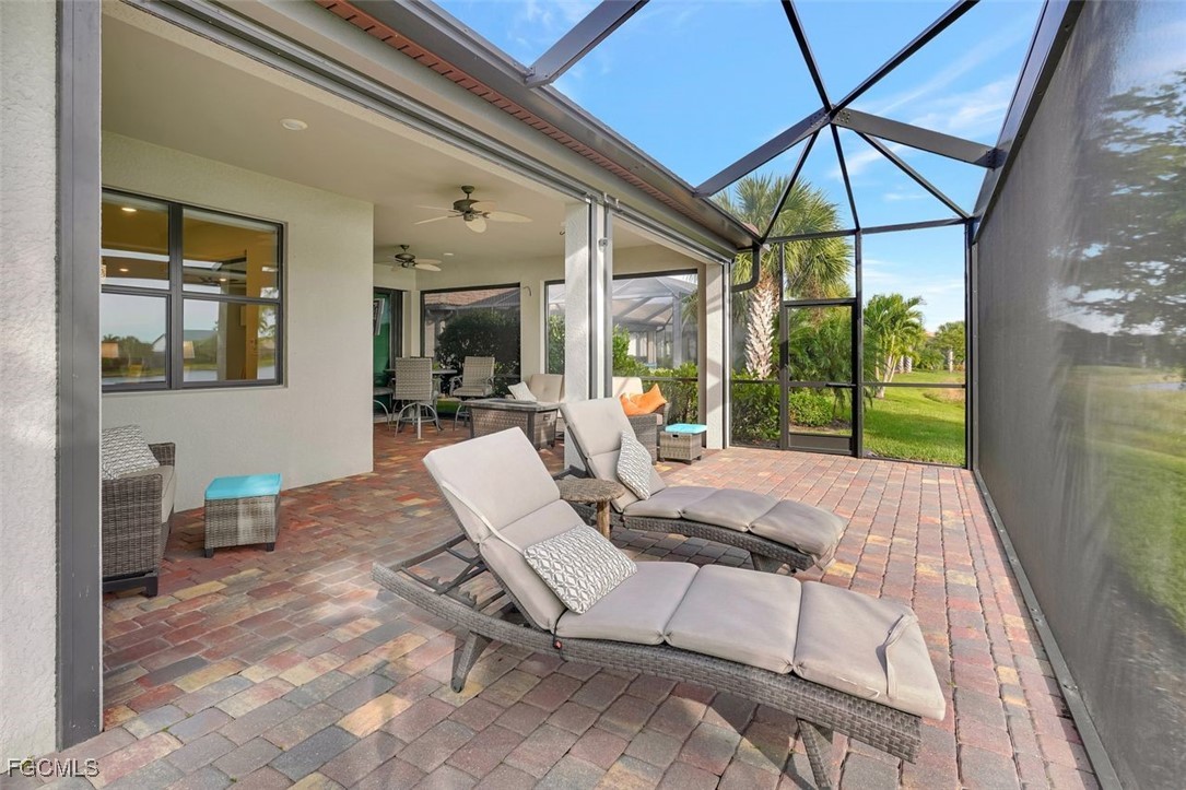 11812 Clifton Terrace Fort Myers, FL 33913 - Photo 31 of 46 a outdoor space with patio the couches and pool view