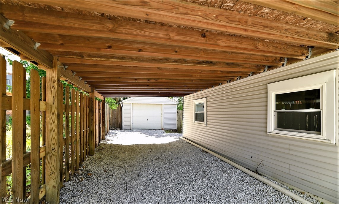 769 Patterson Avenue Akron, OH 44310 - Photo 21 of 27 *COVERED CARPORT LEADS TO A DETACHED GARAGE! ~