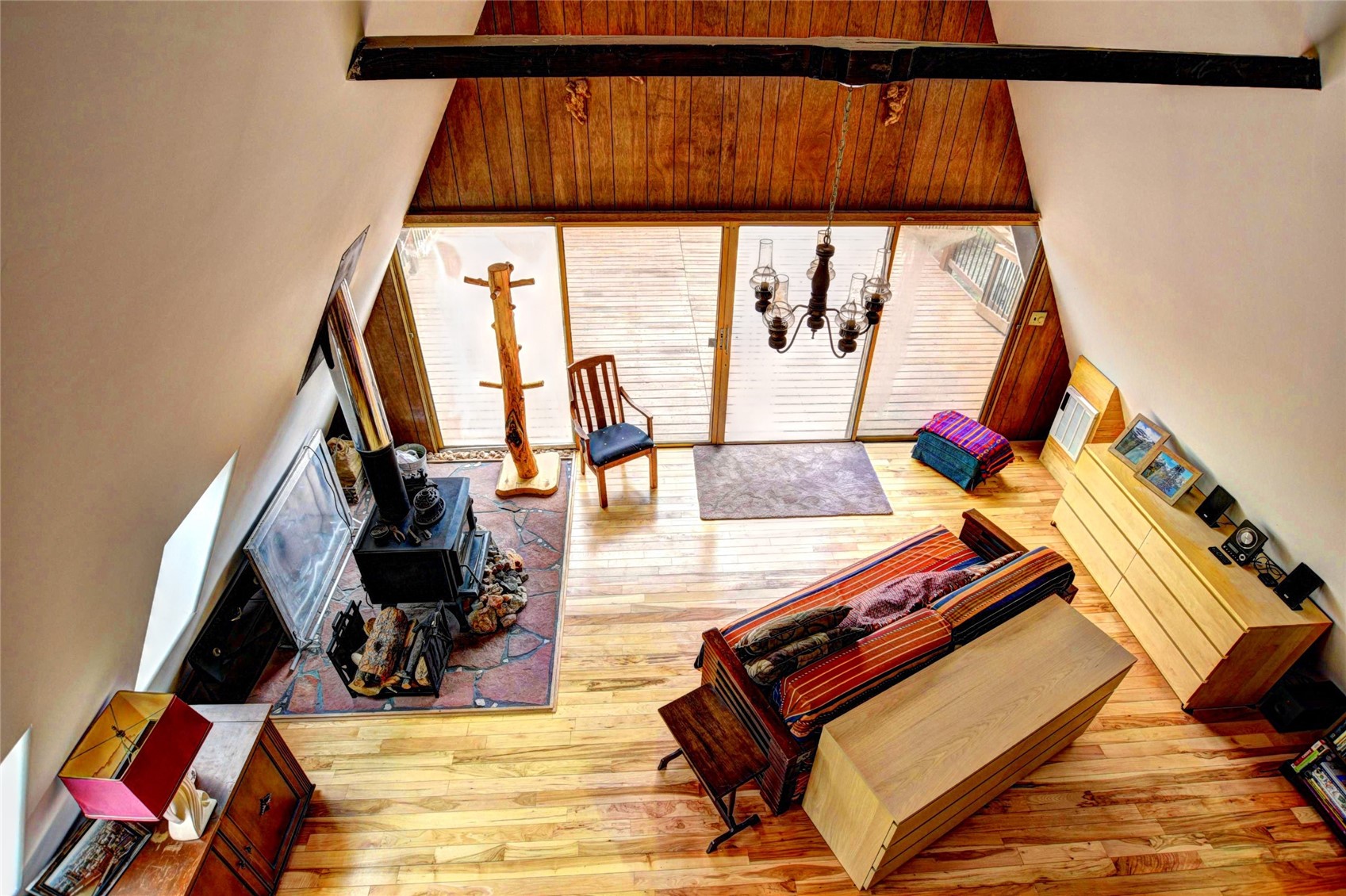 567 Haida Road Como, CO 80456 - Photo 14 of 41 a view of sitting area with furniture and floor to ceiling window