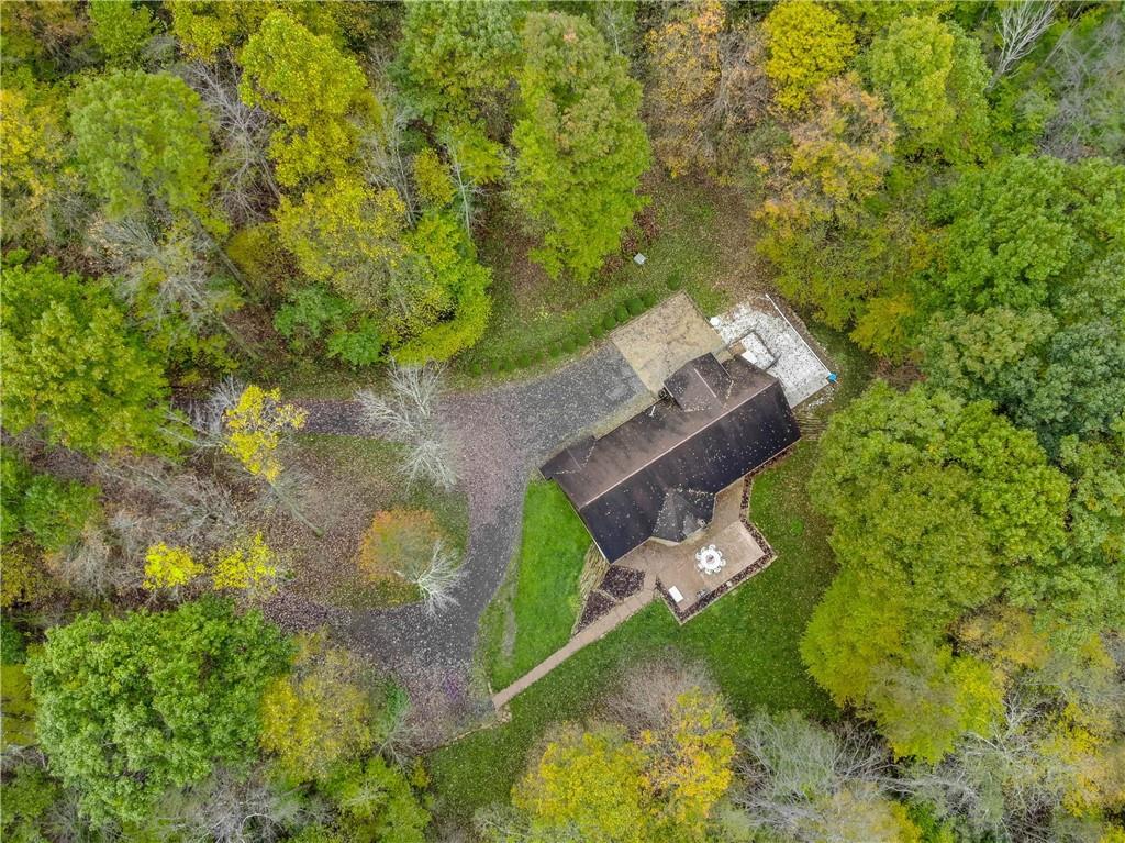 1850 Carter Road Volant, PA 16156 - Photo 6 of 23 an aerial view of a house with a yard