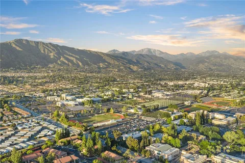 a view of mountain view and mountains